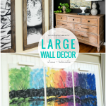Inexpensive Large DIY Wall Decor Ideas For Large Wall Art, Remodelaholic
