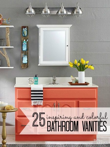 Remodelaholic | Bathroom Color Ideas: Bold colors