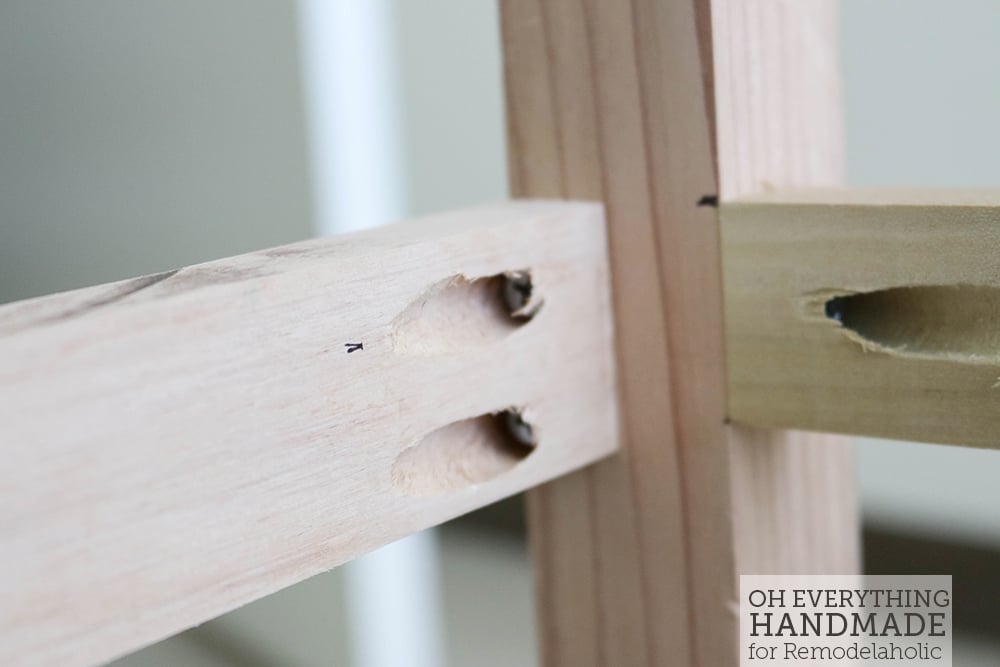 Craft Table made from scrap wood - pocket holes