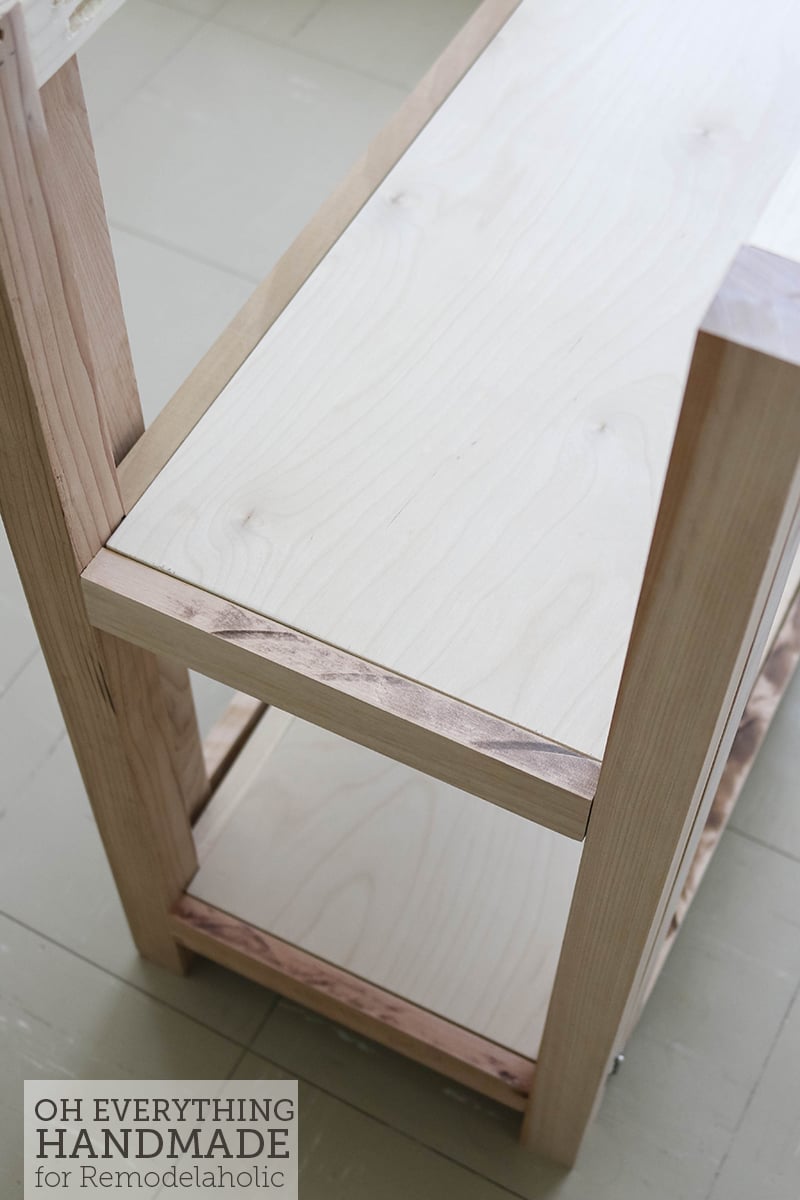 Craft Table made from scrap wood - sheling1
