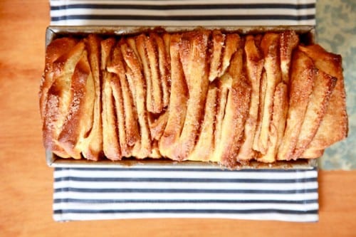 cinnamon sugar pull apart bread
