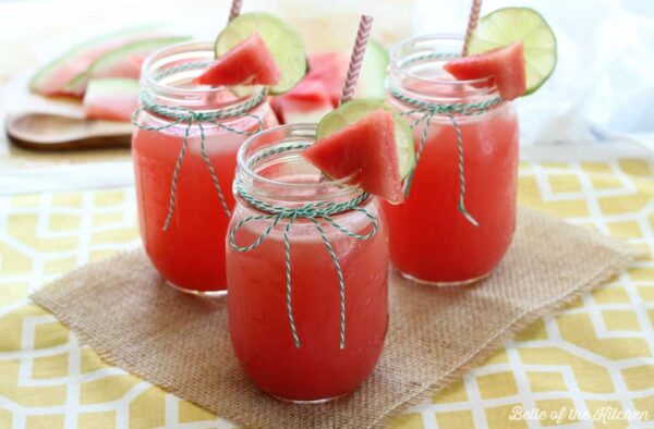 Watermelon Lemonade Recipe Belle Of The Kitchen, Summer Watermelon Recipes Remodelaholic