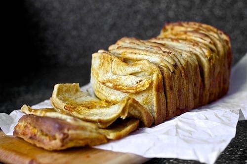 cheddar beer mustard pull apart bread recipe