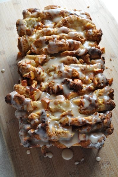 gluten-free apple cinnamon pull apart bread recipe
