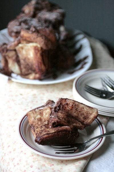 nutella cinnamon sugar pull apart bread recipe