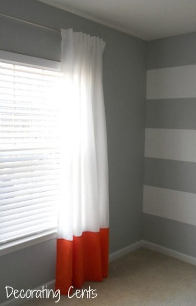 color block white curtains add fabric at bottom