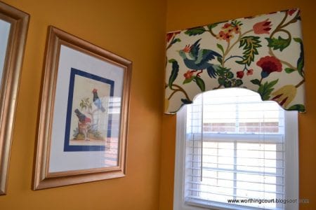curved upholstered cornice diy white curtains