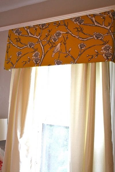 pelmet box fabric core board white curtains