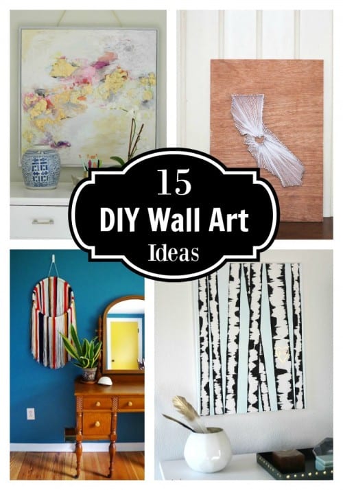 15 DIY Wall Art Ideas and Tutorials | Remodelaholic