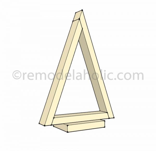 Christmas Decor Triangle Tree-1