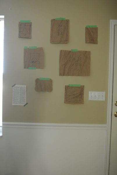 how to hang a gallery wall