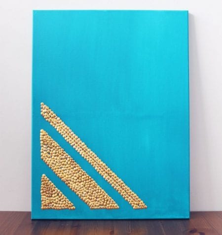 Gold Tacks Canvas Art