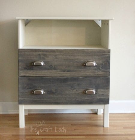 ikea tarva three-drawer chest hack tv stand