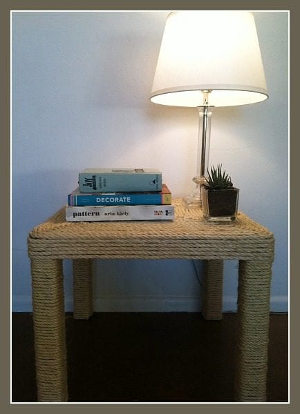 lack side table hack sisal rope
