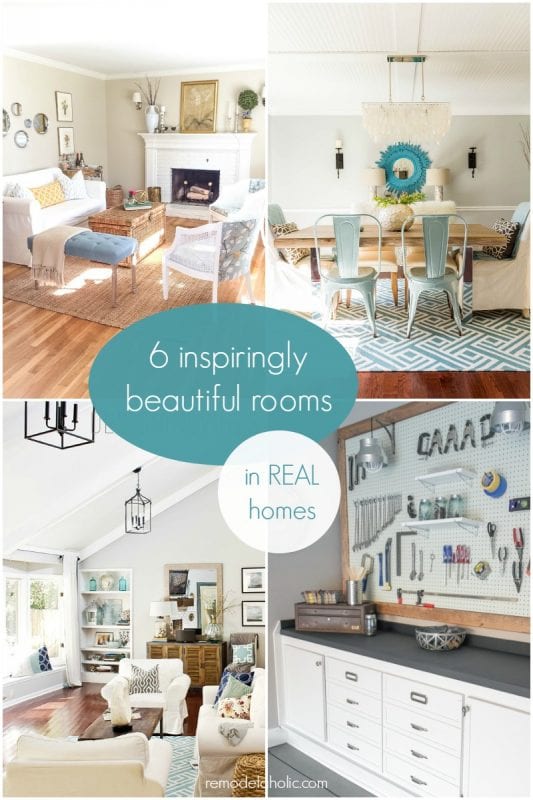 Inspiringly Beautiful Rooms in REAL Homes @Remodelaholic