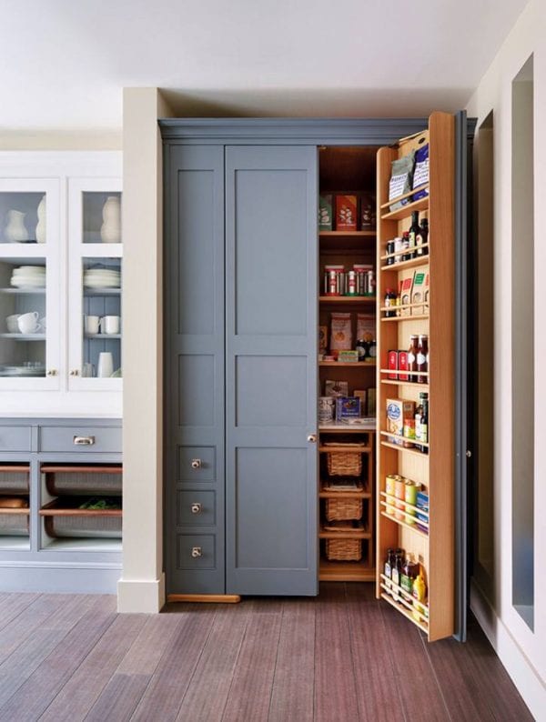 amazing built-in pantry Mylands via Houzz
