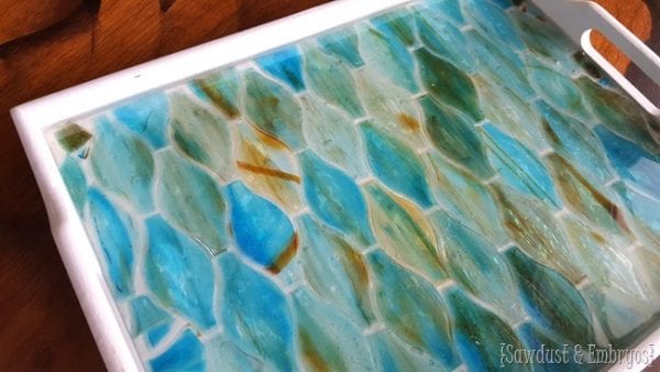 diy tiled tray Sawdust and Embryos