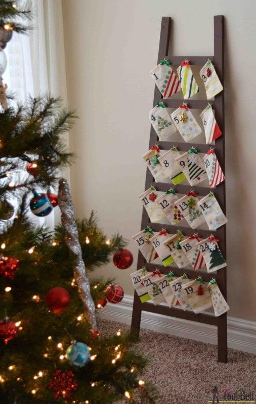 ladder advent calendar, Hertoolbelt