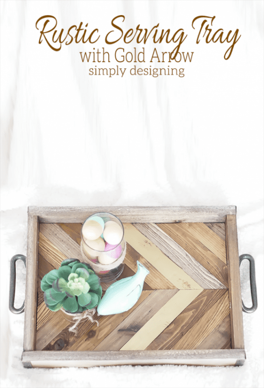 rustic wood tray diy Simply Designing
