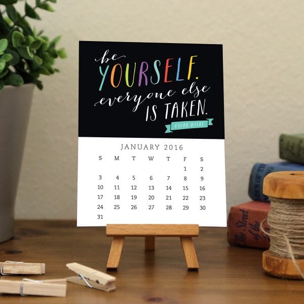 Calendar Images - Motivational 2016 - A23