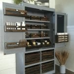 Free standing pantry open by sawdust2stitches