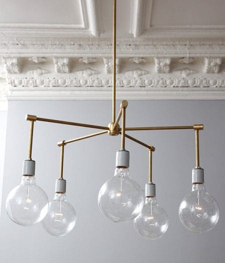 brass chandelier diy lamp parts