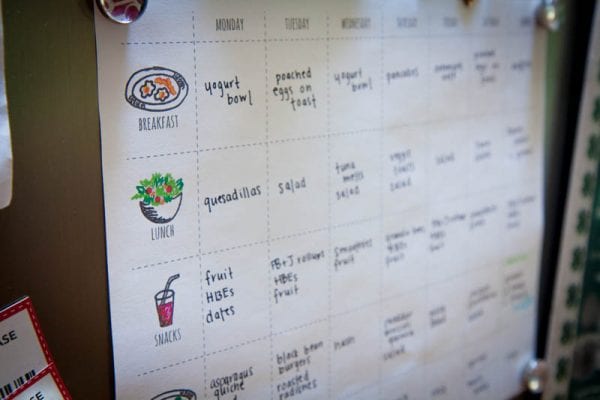 menu and exercise planner - simple but effective, Back to Her Roots