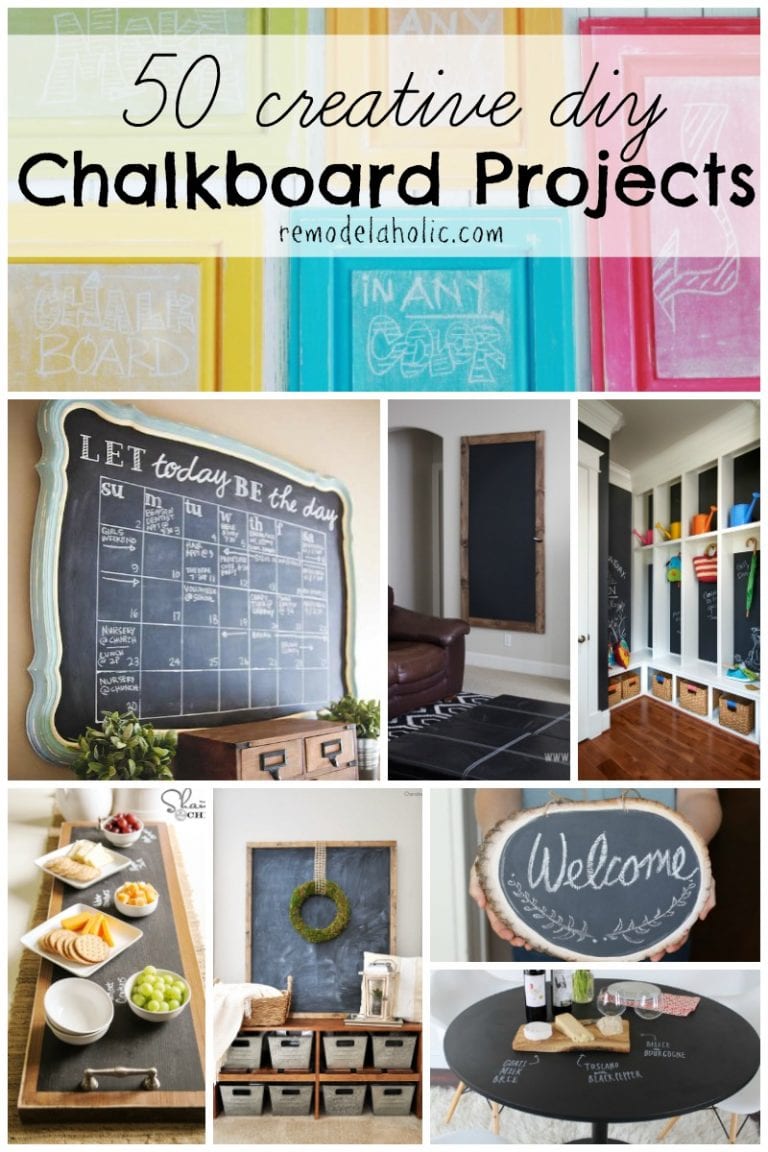 Creative DIY Chalkboard Projects | Remodelaholic