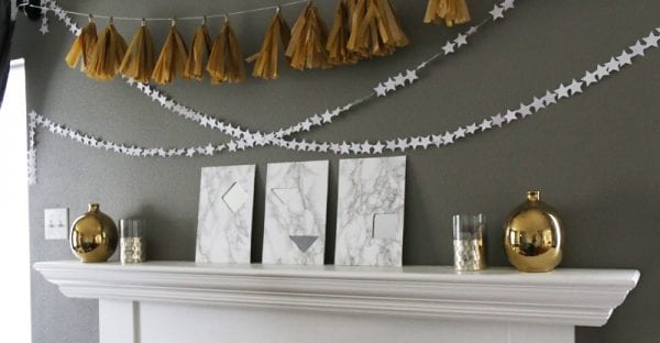 DIY Faux Marble Mirrors