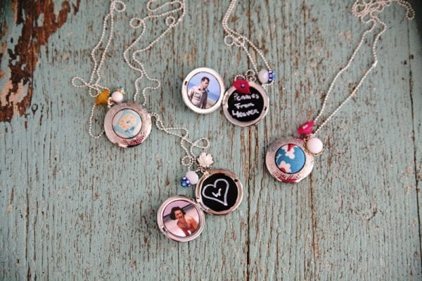 Chalkboard lockets