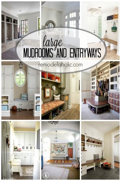 Large Mudrooms and Entryways via remodelaholic.com