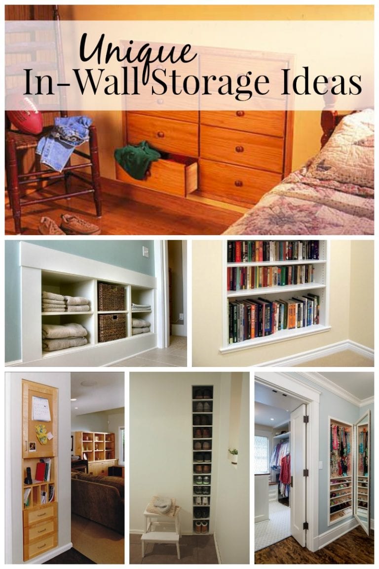 25+ Brilliant InWall Storage Ideas For Every Room In Your Home Remodelaholic