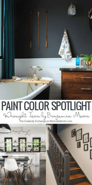 Color Spotlight: Benjamin Moore Wrought Iron | Remodelaholic