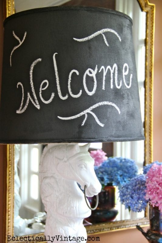 chalkboard lampshade