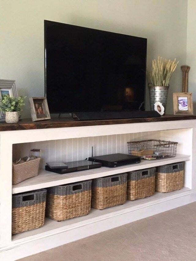 BUILD A FARMHOUSE TV CONSOLE/SIDEBOARD Story Remodelaholic