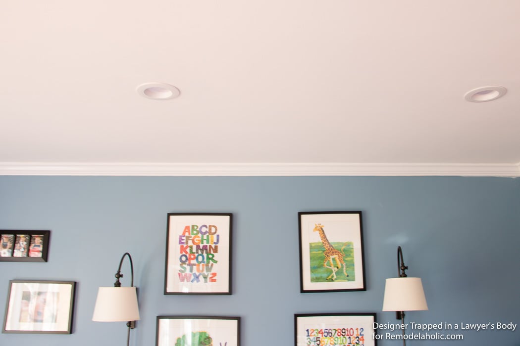 Remodelaholic How To Install Recessed Lights Without Attic Access How To Install Recessed Lights 13