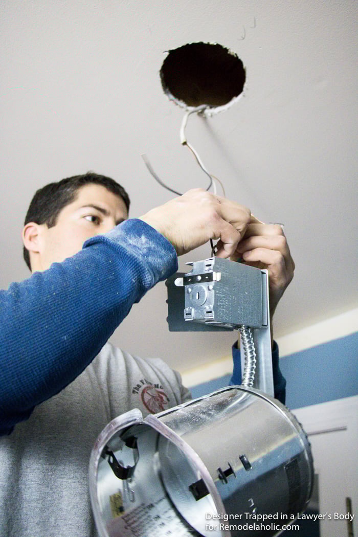 How to Install Recessed Lights Without Attic Access Remodelaholic