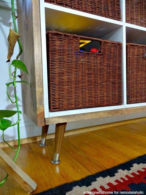 Easy IKEA Hack: Wood Wrapped Kallax Cube Shelf | Remodelaholic