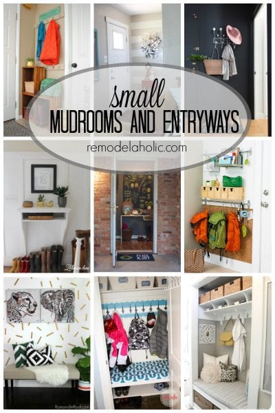 small mudrooms and entryways via remodelaholic.com