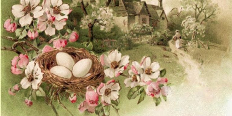 20 Free Vintage Spring Landscape Printable Images
