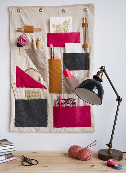 Fabric Wall Organizer