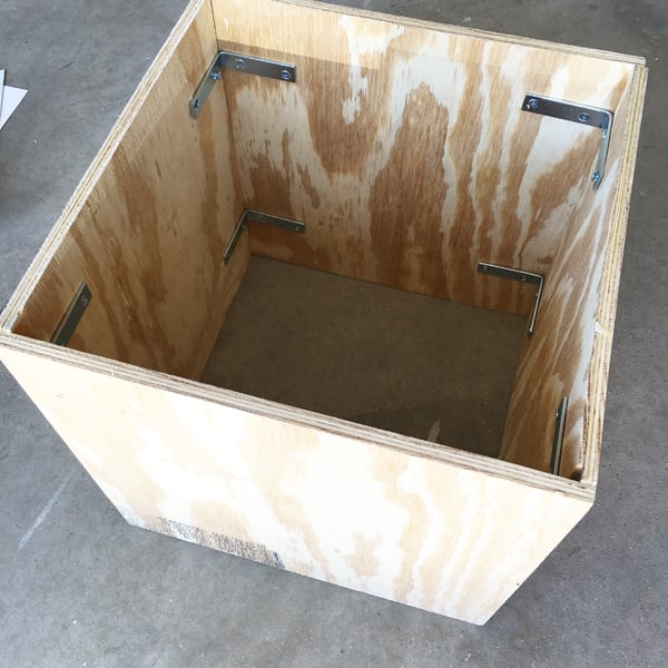 DIY Ottoman Cube Step by Step Tutorial