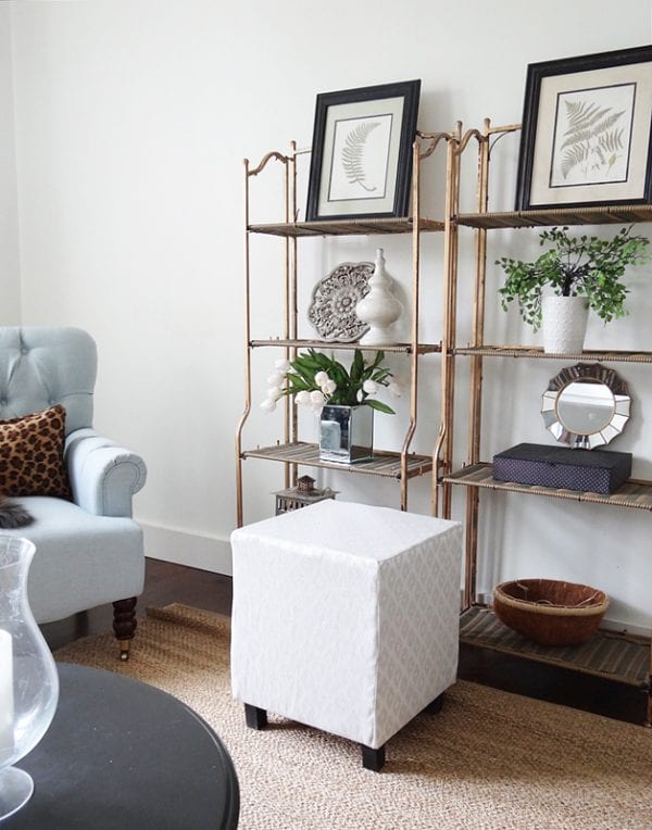 DIY Upholstered Ottoman Cube.jpg Living Room
