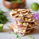 Chicken Taco Quesadillas