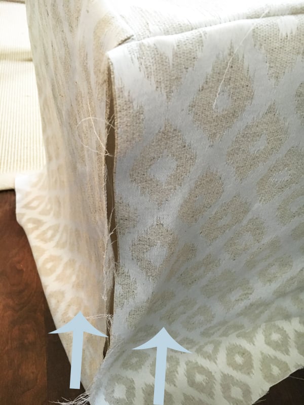 Sewing Corner for Upholstered Ottoman