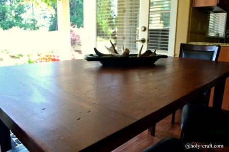 How to Build a Removable Planked Table Top Cover | Remodelaholic