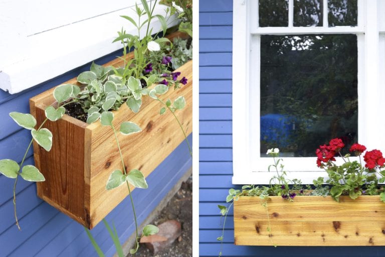 How to Build a Wood Window Box Planter | Remodelaholic