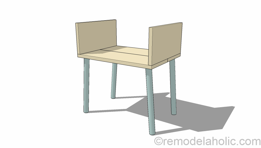 $15 Easy DIY Modern Side Table + Building Plan | Remodelaholic