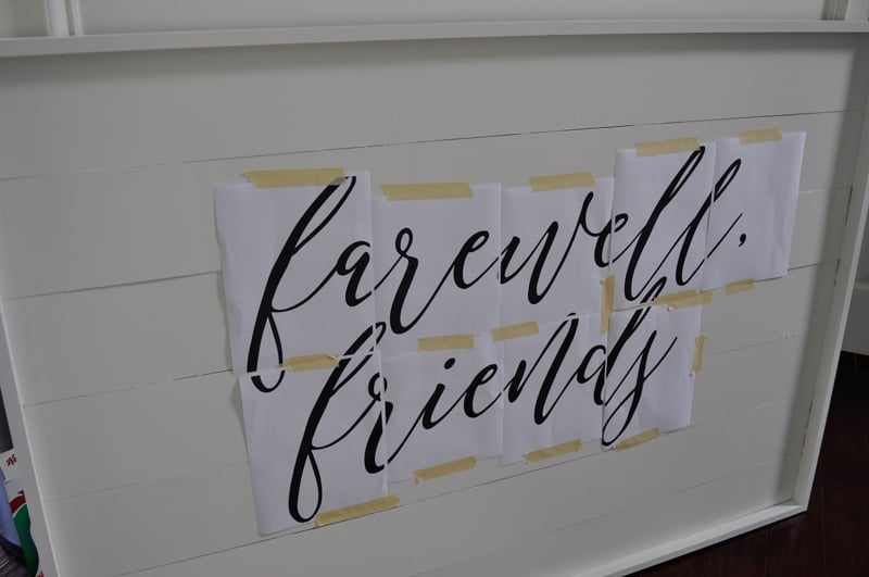 How to build a large DIY shiplap backdrop for photos and parties | Tutorial on Remodelaholic.com