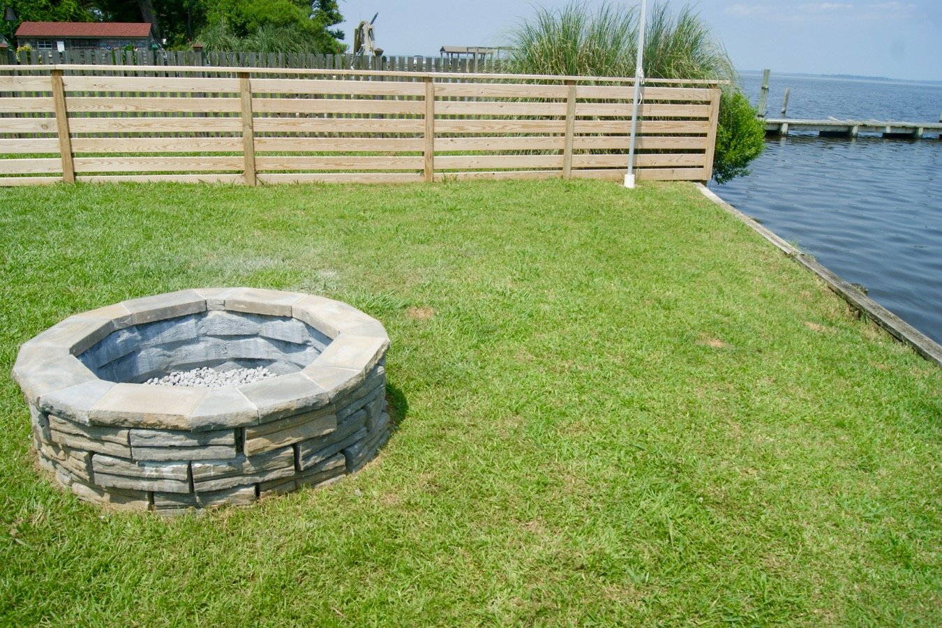 DIY Retaining Wall Block Fire Pit Remodelaholic